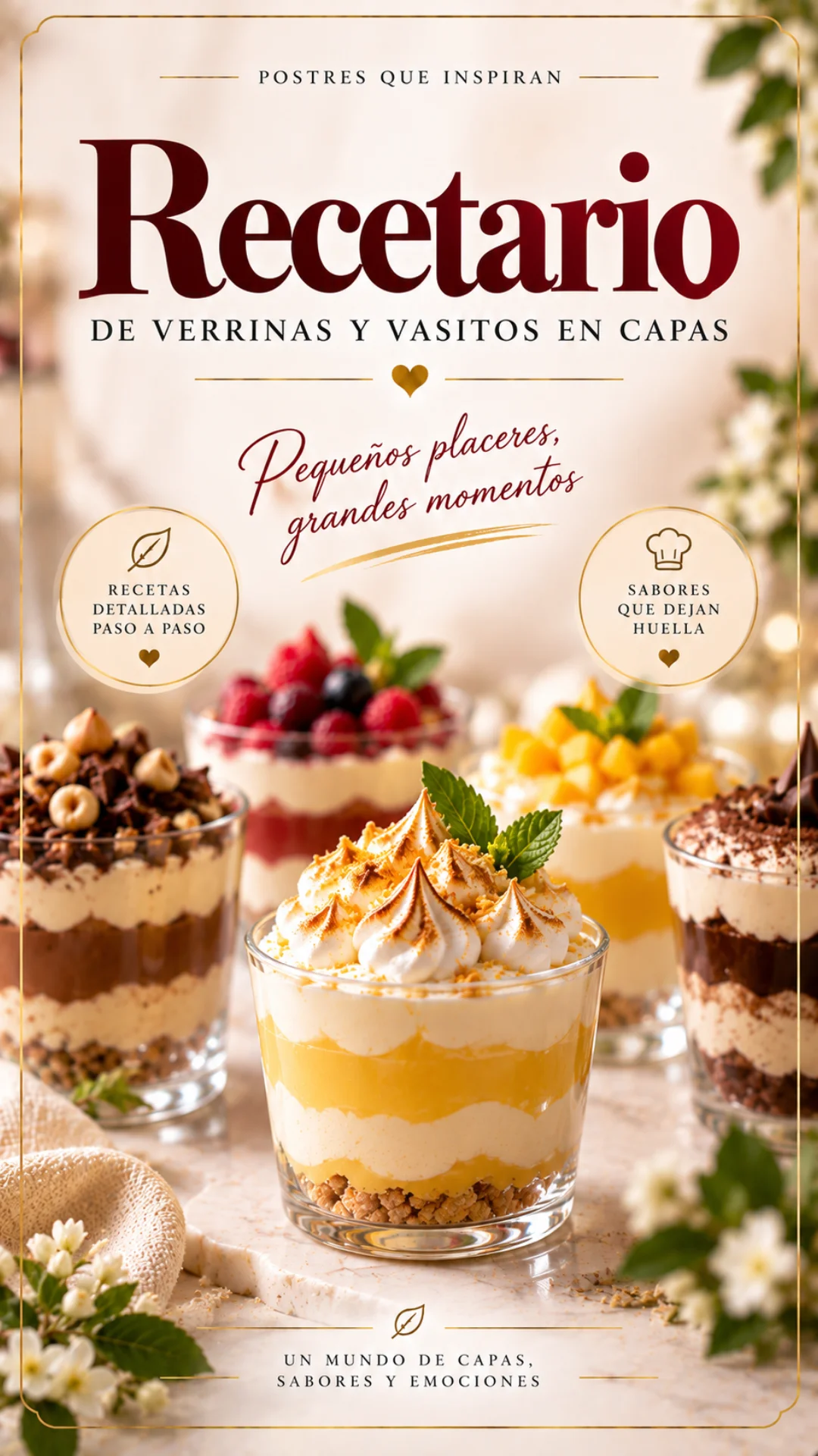 Postres en vaso - imagen 1
