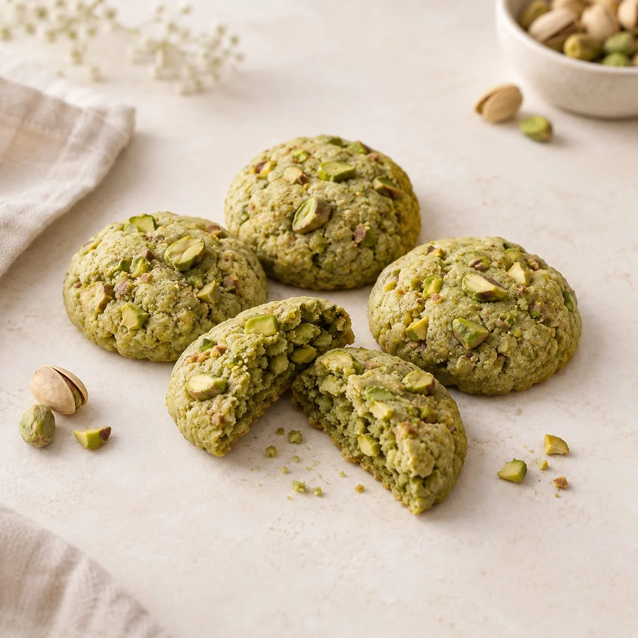 Galletas de matcha