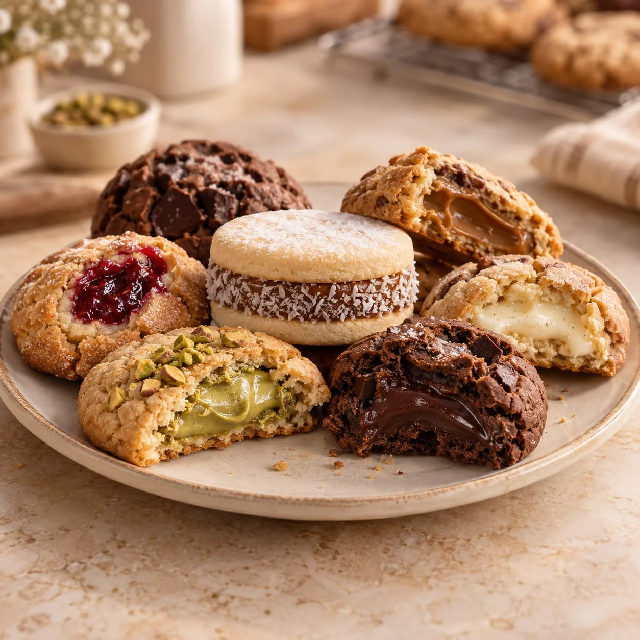 Galletas rellenas