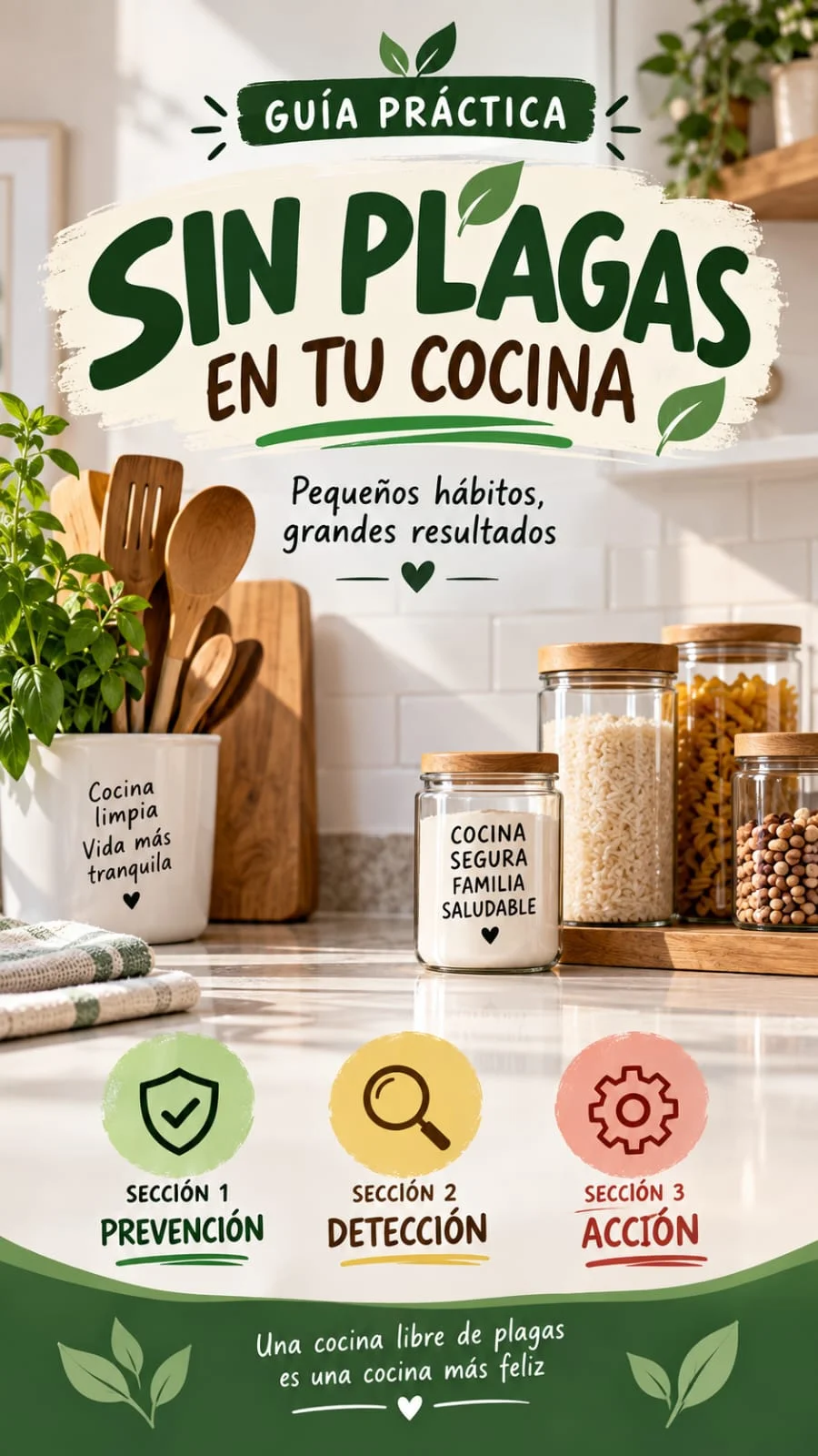 Guía práctica Cocina sin plagas