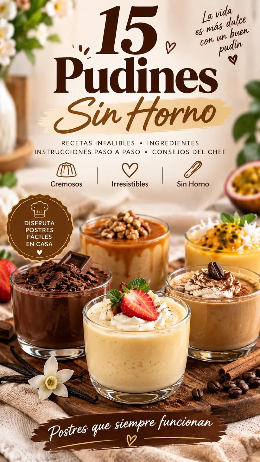 Pudines sin horno - imagen 1